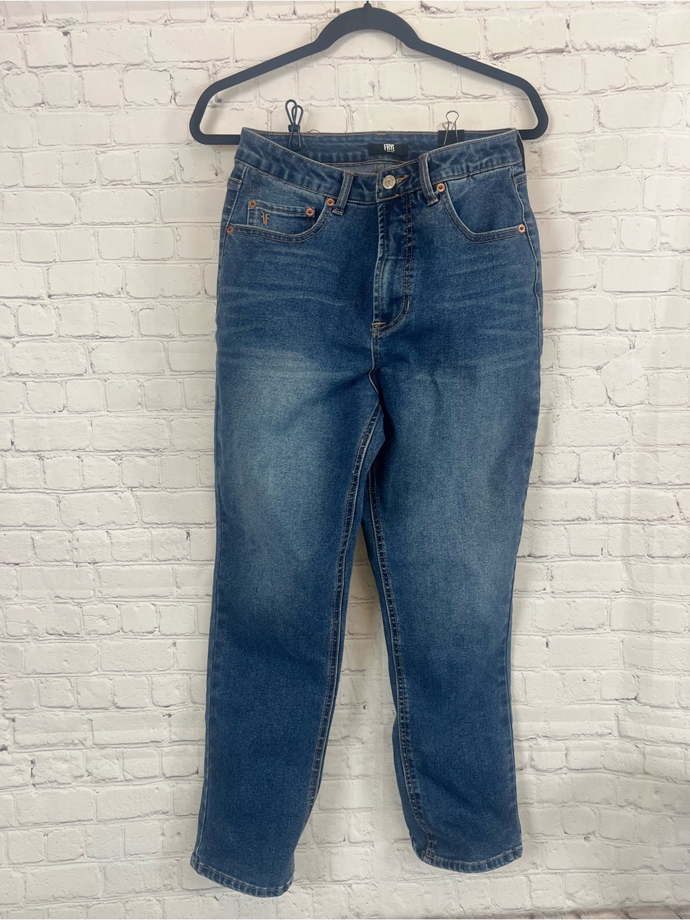 Frye Women's Straight-Leg Jeans in Dark Blue Wash